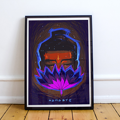 Ilustración / Namaste